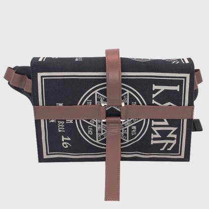 Gothic Magical Spell Book Messenger Crossbody Bag-xinru