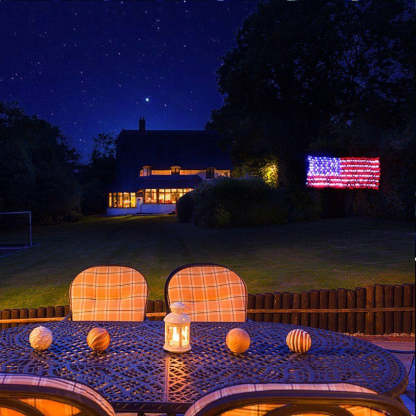 Outdoor Large American Flag LED String Lamp-xinru