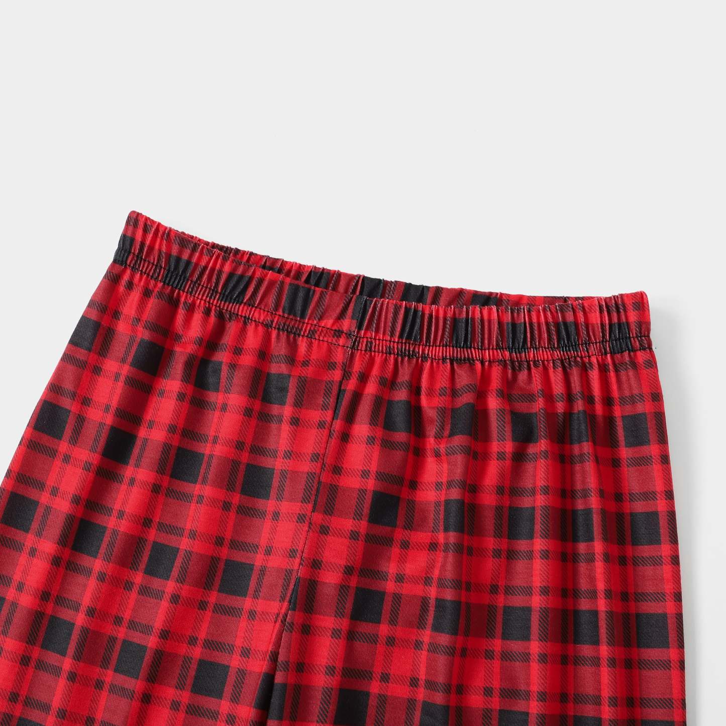 Plus Size Snowman Printed Plaid Design Christmas Family Matching Pajamas-xinru shop