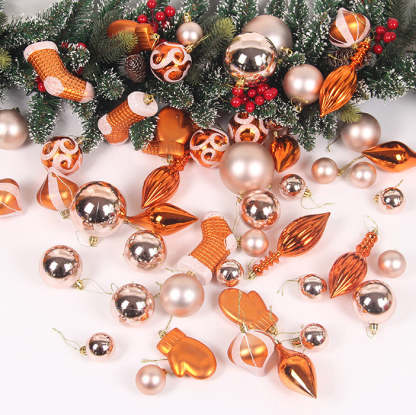 Nostalgic Painted Christmas Tree Ornaments, Set of 27-xinru shop