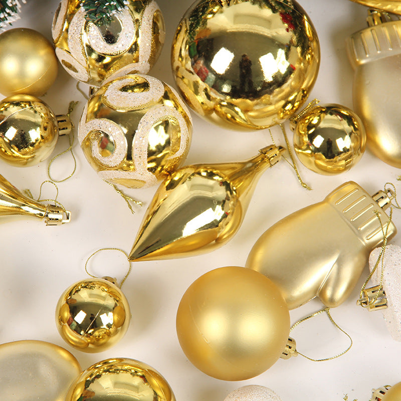 Nostalgic Painted Christmas Tree Ornaments, Set of 27-xinru shop