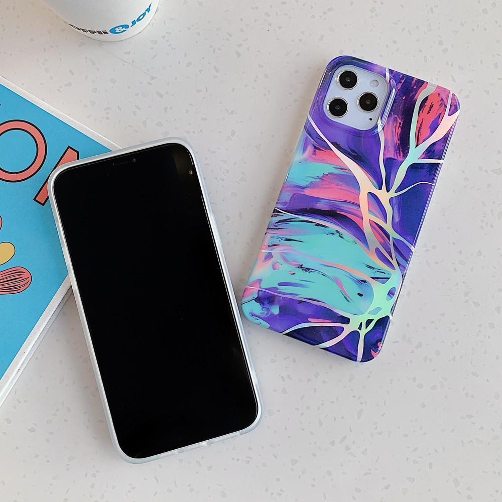 Abstract Laser Marble Case-xinru