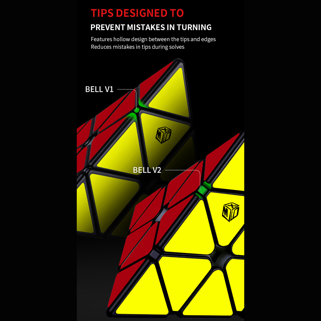 QiYi X-Man Bell Pyraminx V2 M-xinru shop