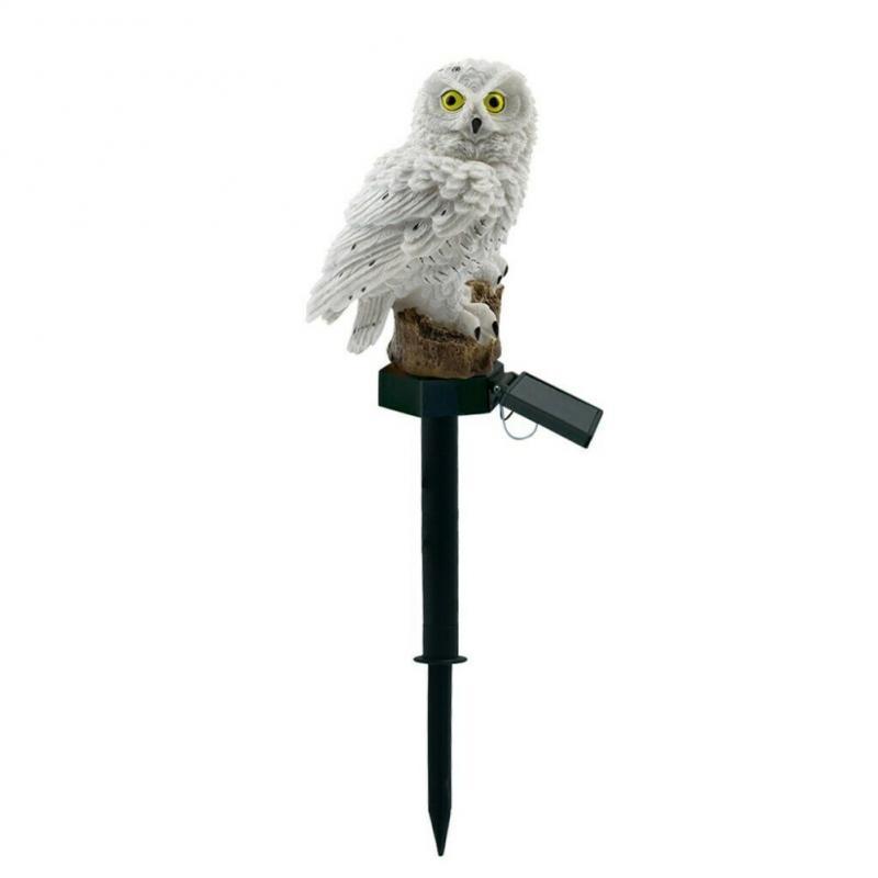 Solar Garden LED Light Owl Animal Elf Lawn Decoration-xinru
