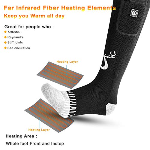Outdoor Rechargeable Electric Heated Socks-xinru shop
