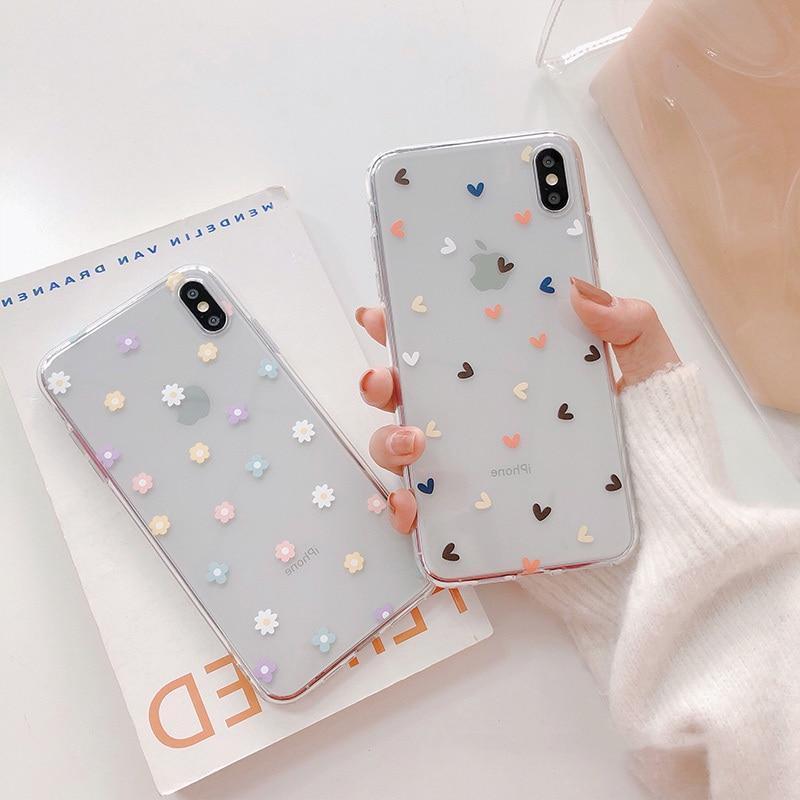 Floral Love Transparent Case-xinru