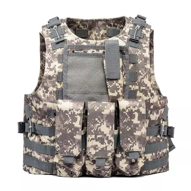 Tactical Vest Durable Mesh Vest with Detachable Belt-xinru shop