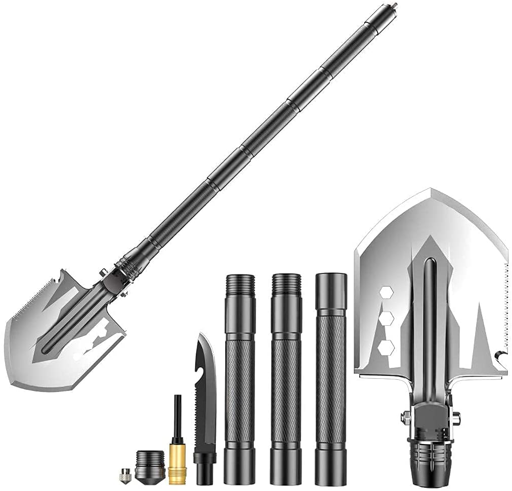 Foldable Portable Multi-Function Survival Shovel-xinru