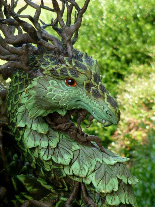 Forest Dragon Resin Statues Wall Decor For Home indoor-xinru