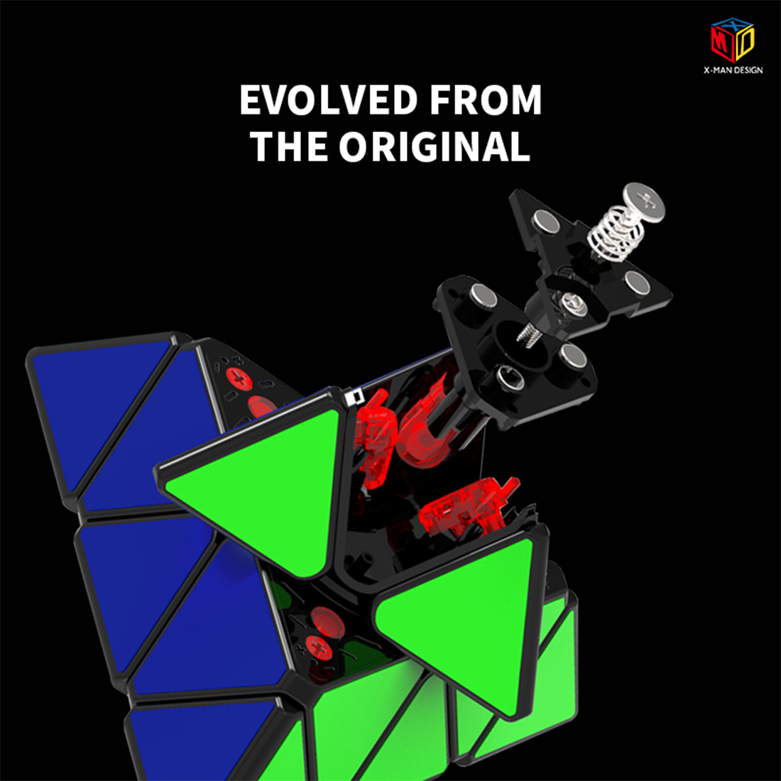 QiYi X-Man Bell Pyraminx V2 M-xinru shop