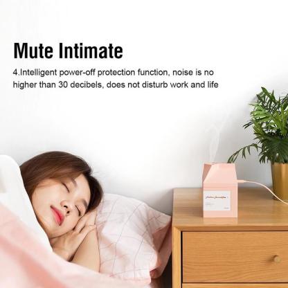Milk Carton Mini Spray Desktop Air Humidifier-xinru