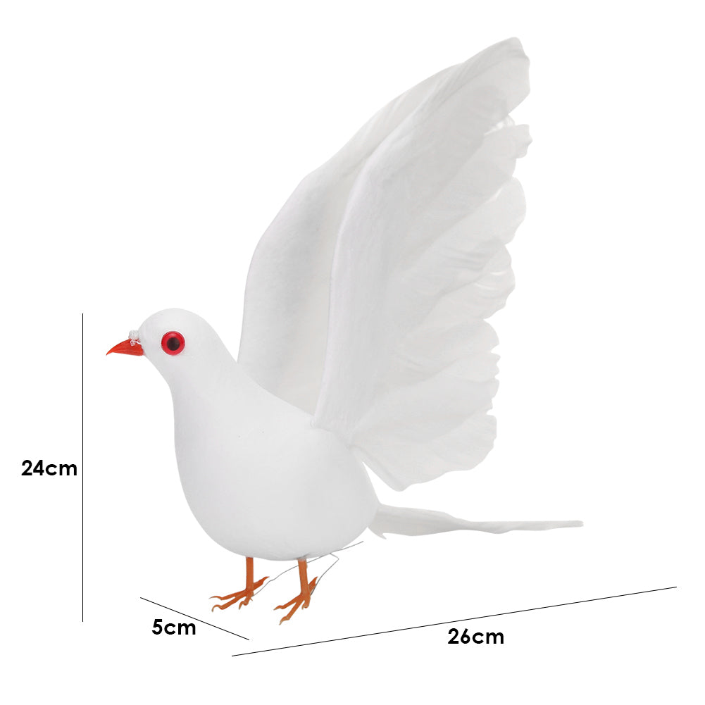 Handmade Foam Parrot Feather Figurine Ornament Fake Bird Garden Prop Decoration-xinru