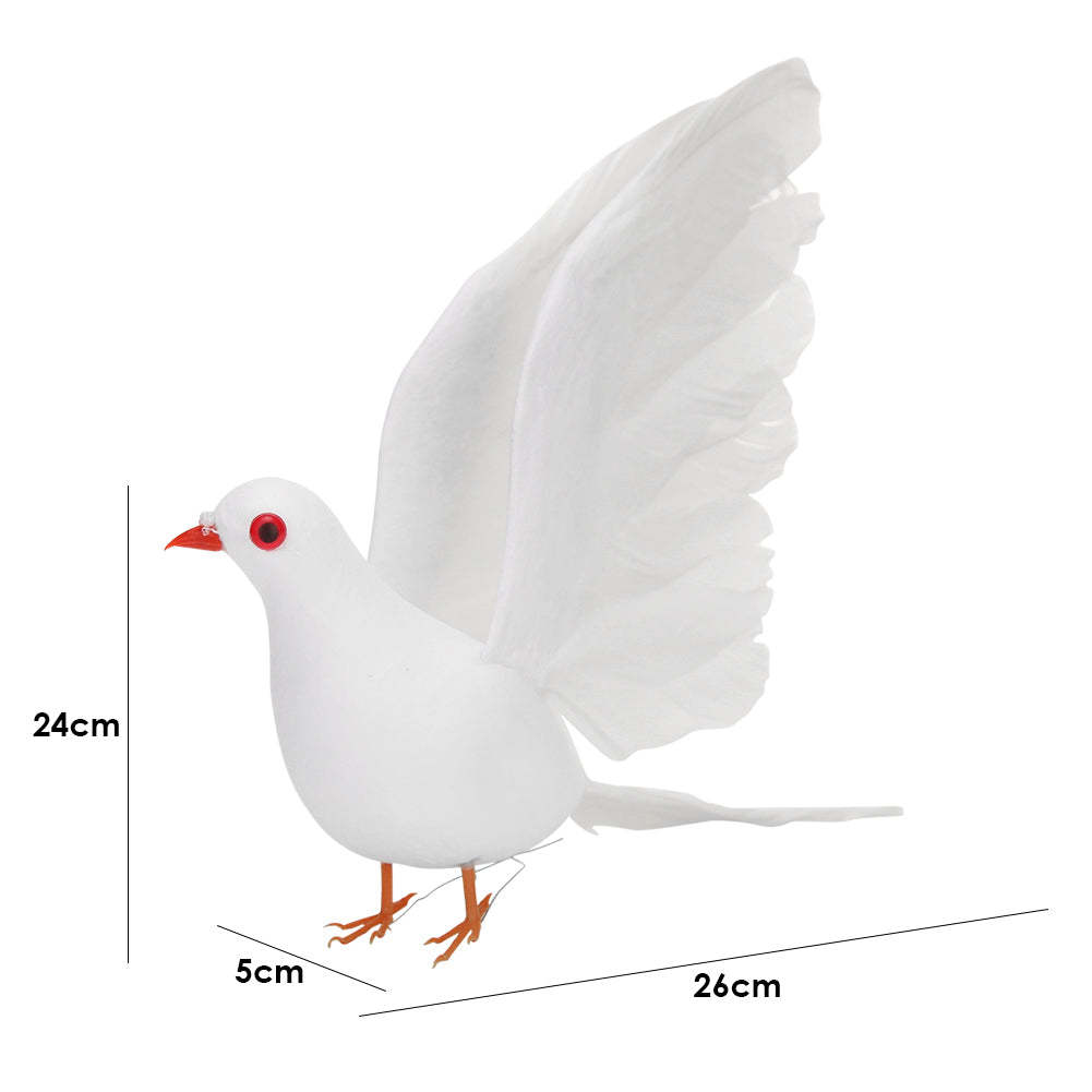 Handmade Foam Parrot Feather Figurine Ornament Fake Bird Garden Prop Decoration-xinru