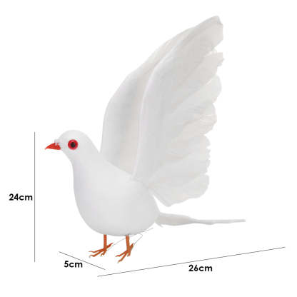 Handmade Foam Parrot Feather Figurine Ornament Fake Bird Garden Prop Decoration-xinru