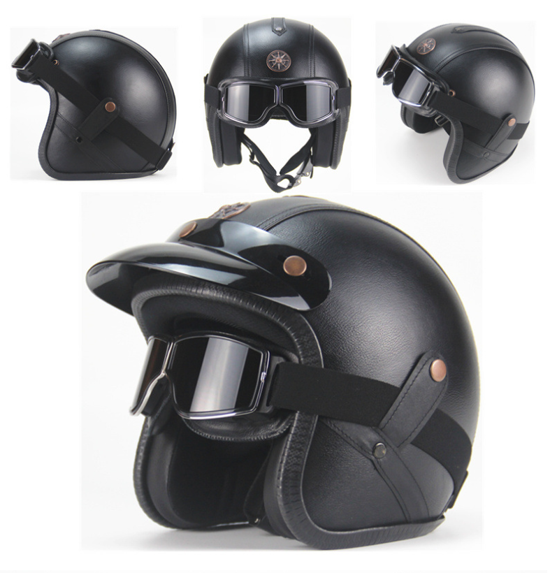 Vintage Motor Helmet-xinru shop