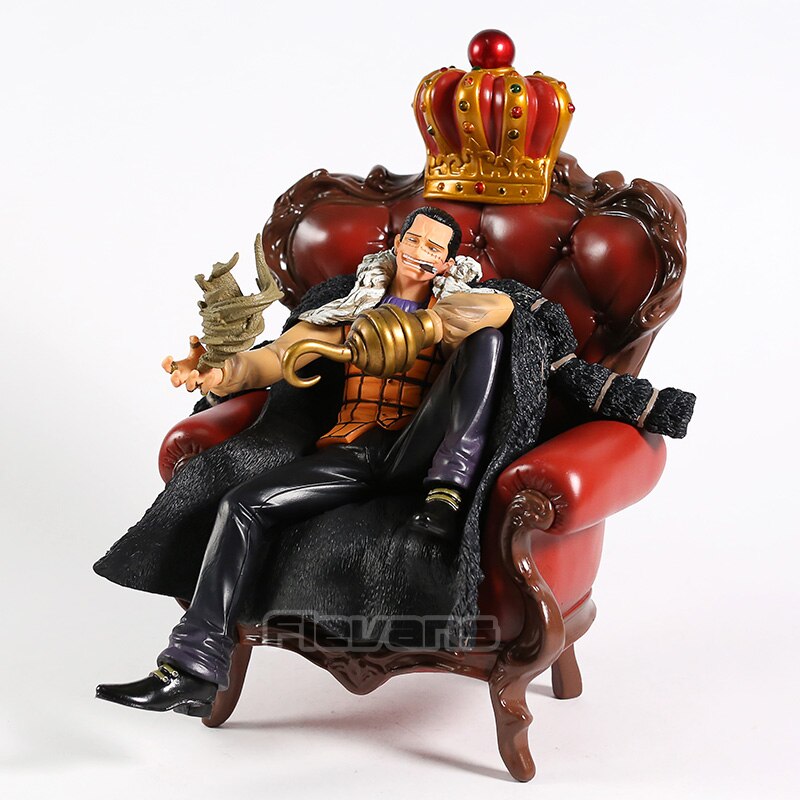One Piece Desert King Crocodile Sitting Sofa Version Collectible PVC Figure Model Toy-xinru