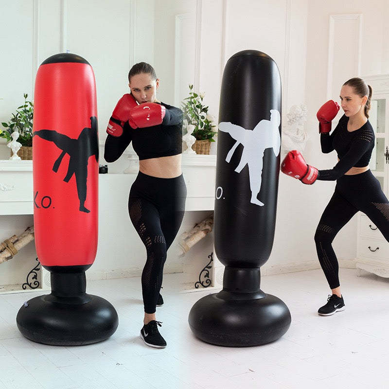 Fitness Inflatable Vertical Boxing Column Thickened 1.6 Meters High-xinru shop