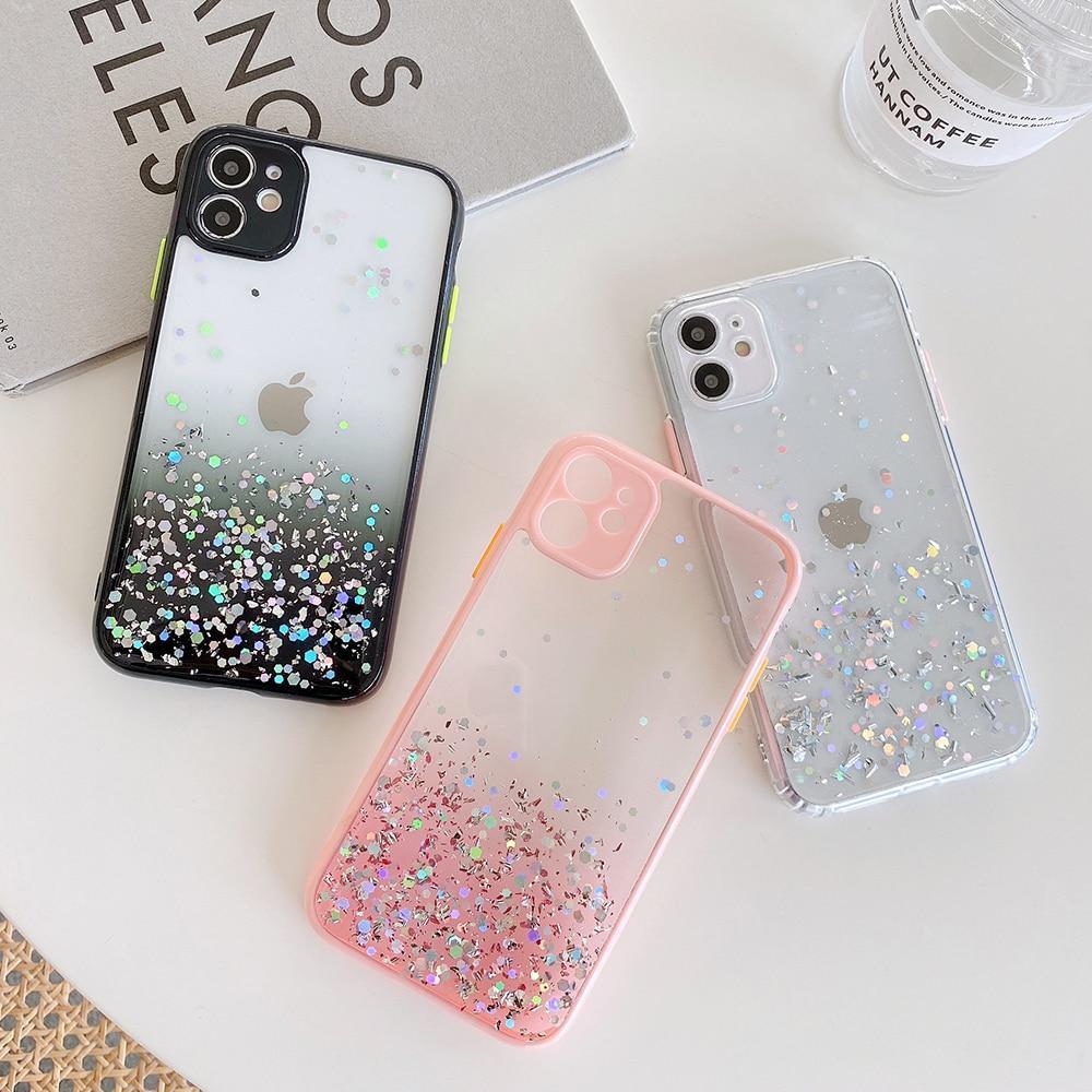 Gradient Glitter Sequins Case-xinru