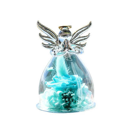 Mother's Day Gifts Led Angel Figurines With Pretty Rose-xinru