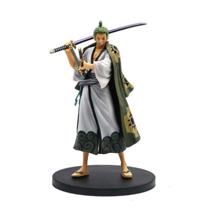 One Piece Figures Luffy With Red Shawl Cool Poseture PVC Figurine Toys-xinru