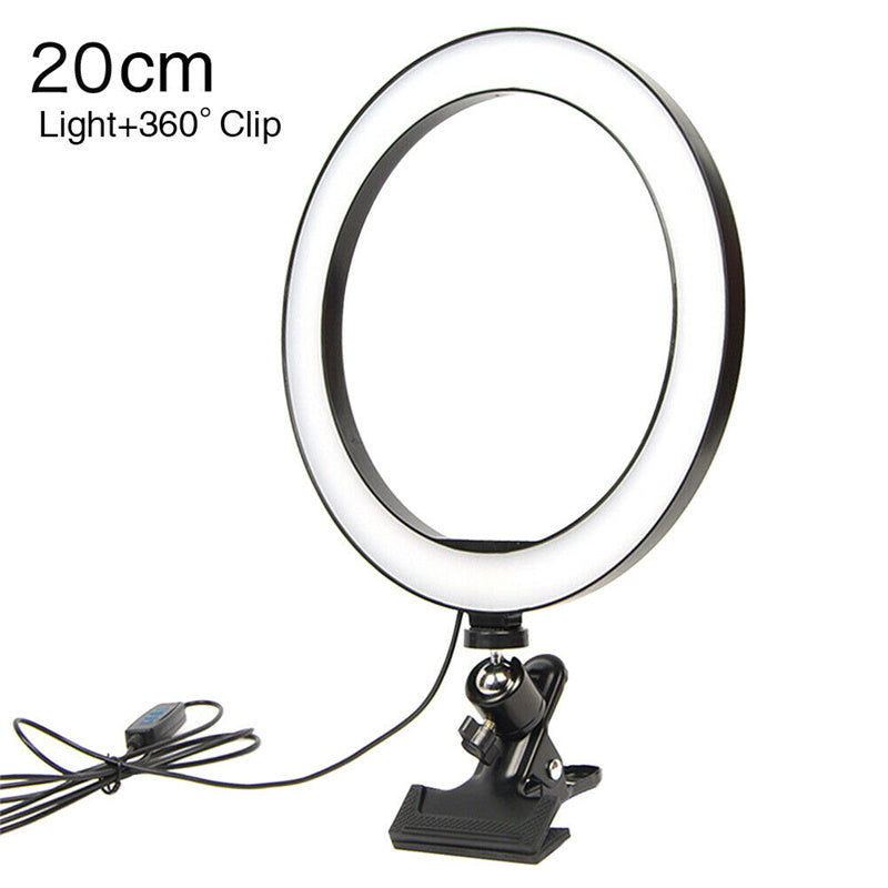 6" Ring Light With Tripod For Computer Laptop Desktop-xinru