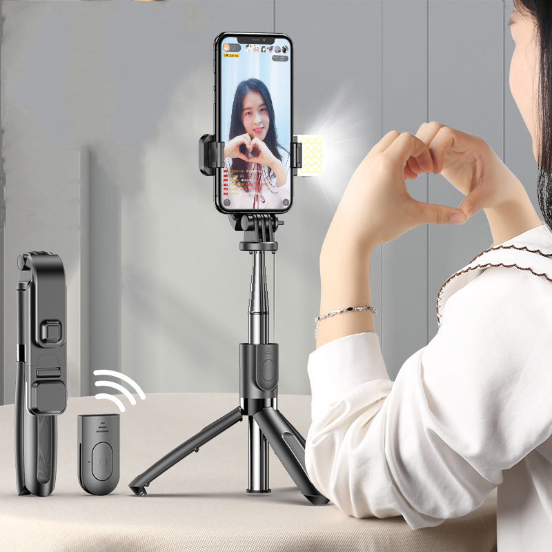 Wireless Bluetooth Selfie Stick Foldable Mini Tripod With Remote Control-xinru