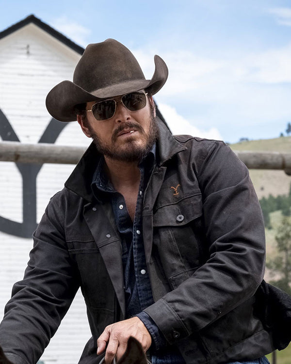 Rip Wheeler Yellowstone Season 4 Cole Hauser Black Jacket-xinru shop
