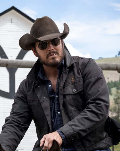 Rip Wheeler Yellowstone Season 4 Cole Hauser Black Jacket-xinru shop