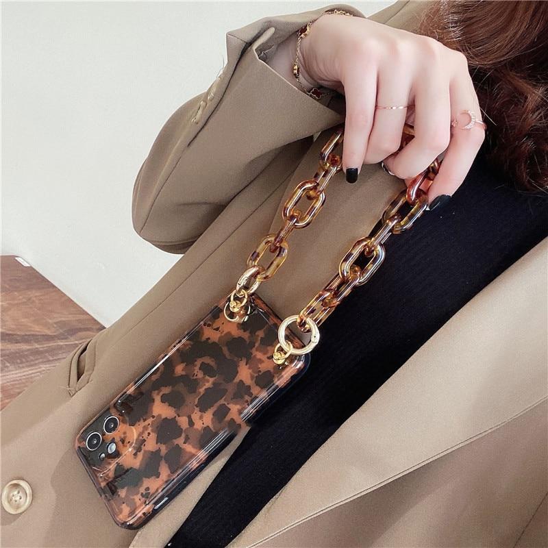 Luxury Leopard Chain Case-xinru