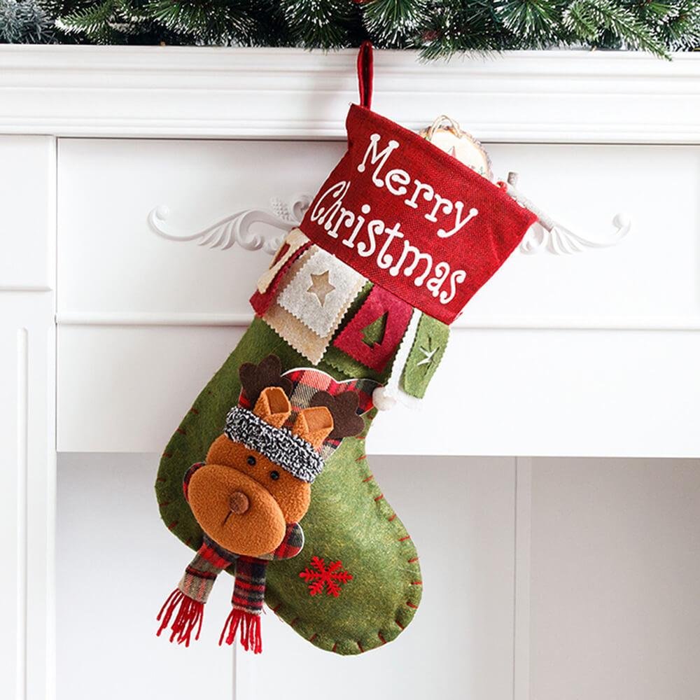 Christmas Stocking Large Candy Bags Christmas Decorations-xinru shop
