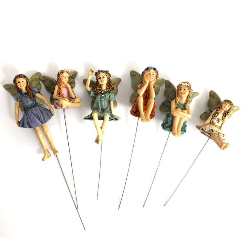 Cute Landscape Miniature Fairies Figurines Creative Resin Crafts Decoration-xinru