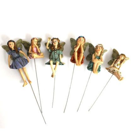 Cute Landscape Miniature Fairies Figurines Creative Resin Crafts Decoration-xinru