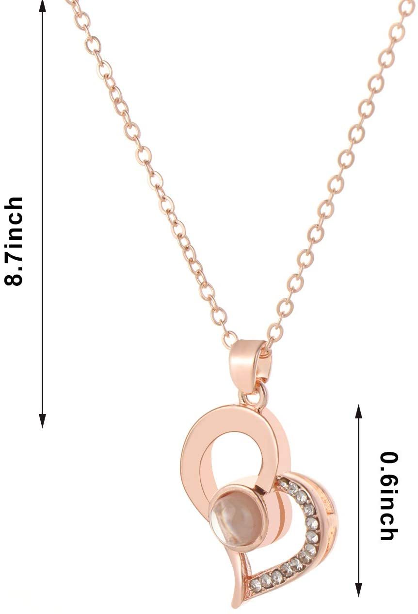 Mother's Day Gift Love You Necklace In 100 Languages-xinru