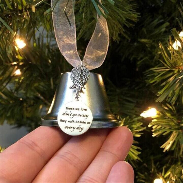 Angel Wings Bell Christmas Tree Ornaments-xinru shop
