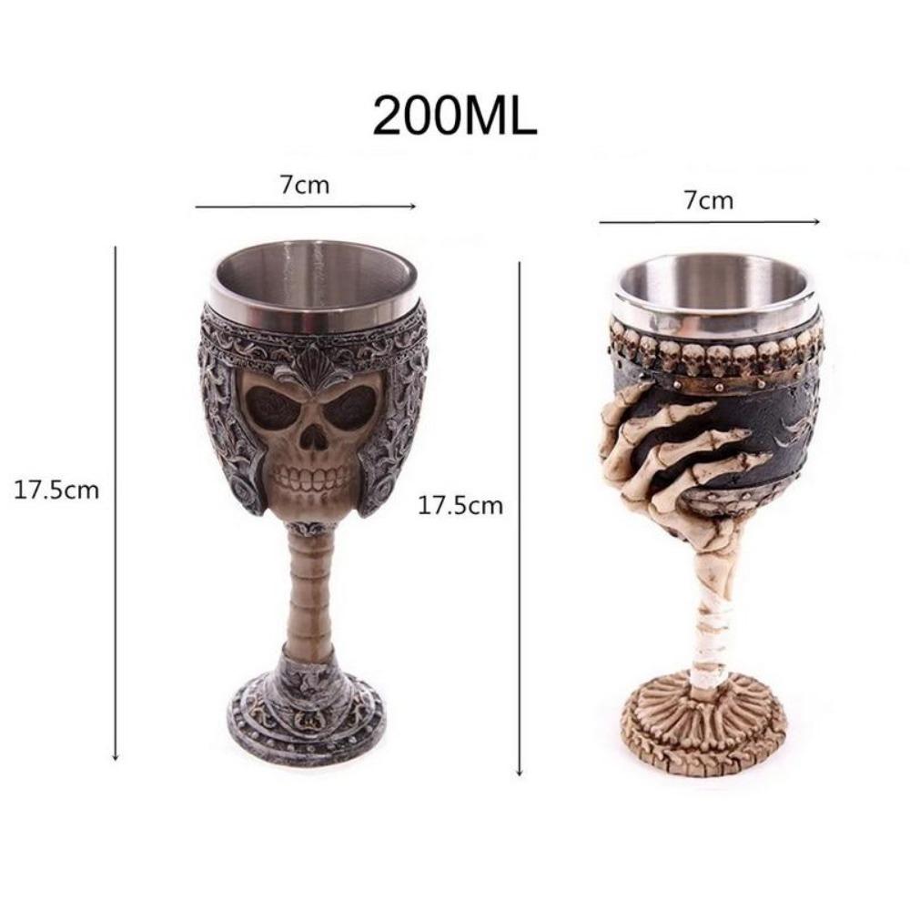 Viking Warrior Horned Skull Tankard-xinru