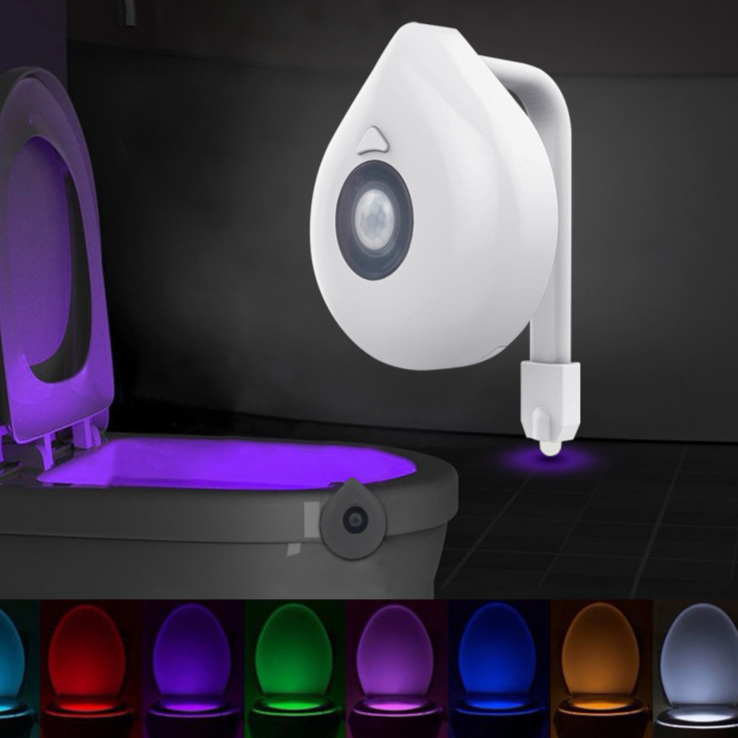 Color Changing Motion Sensor Toilet Night Light-xinru
