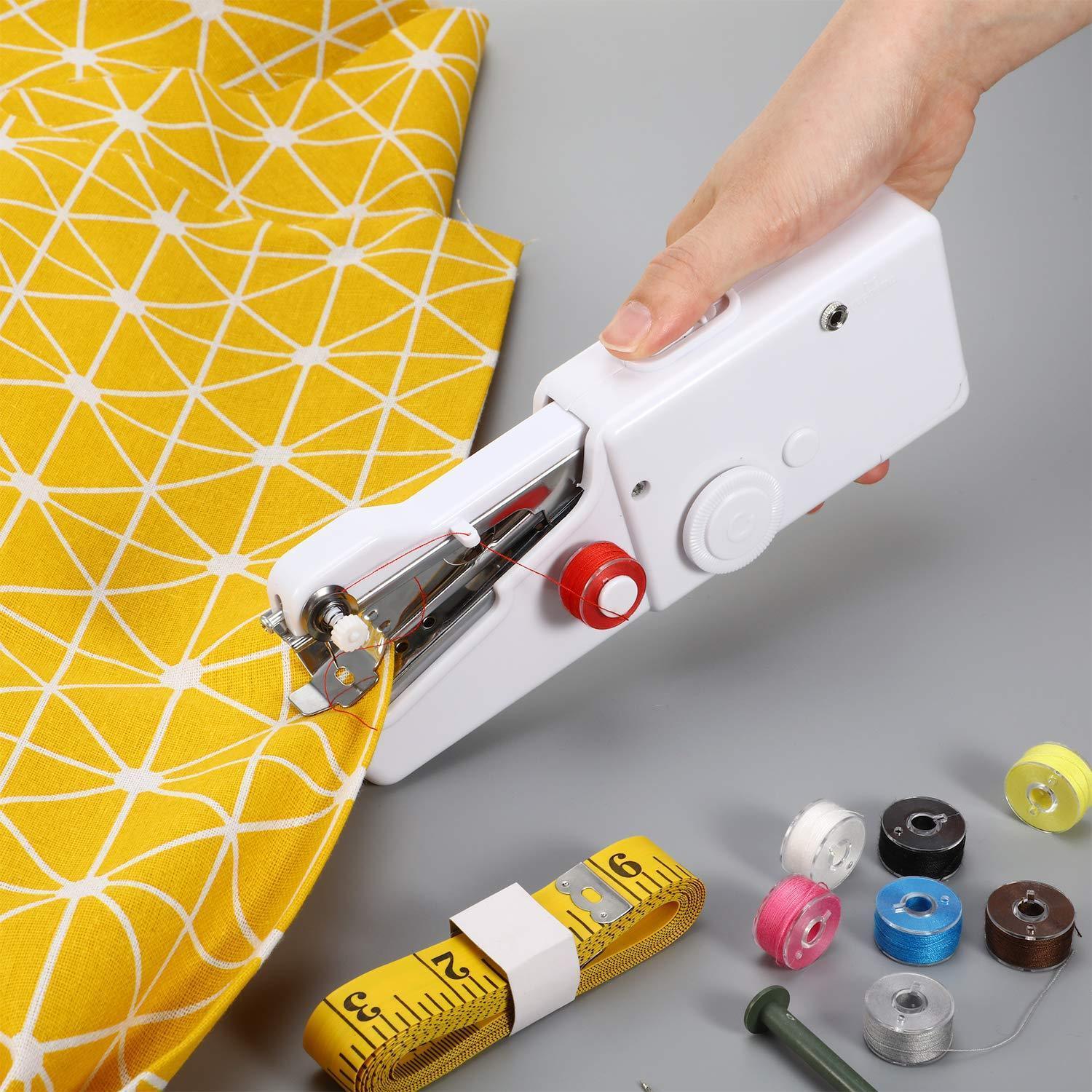 Handheld Sewing Machine Cordless Portable Electric Stitching Device-xinru