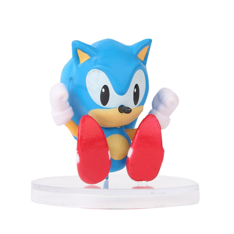 Popular Sonic the Hedgehog Character PVC Action Figure Toys For Children-xinru