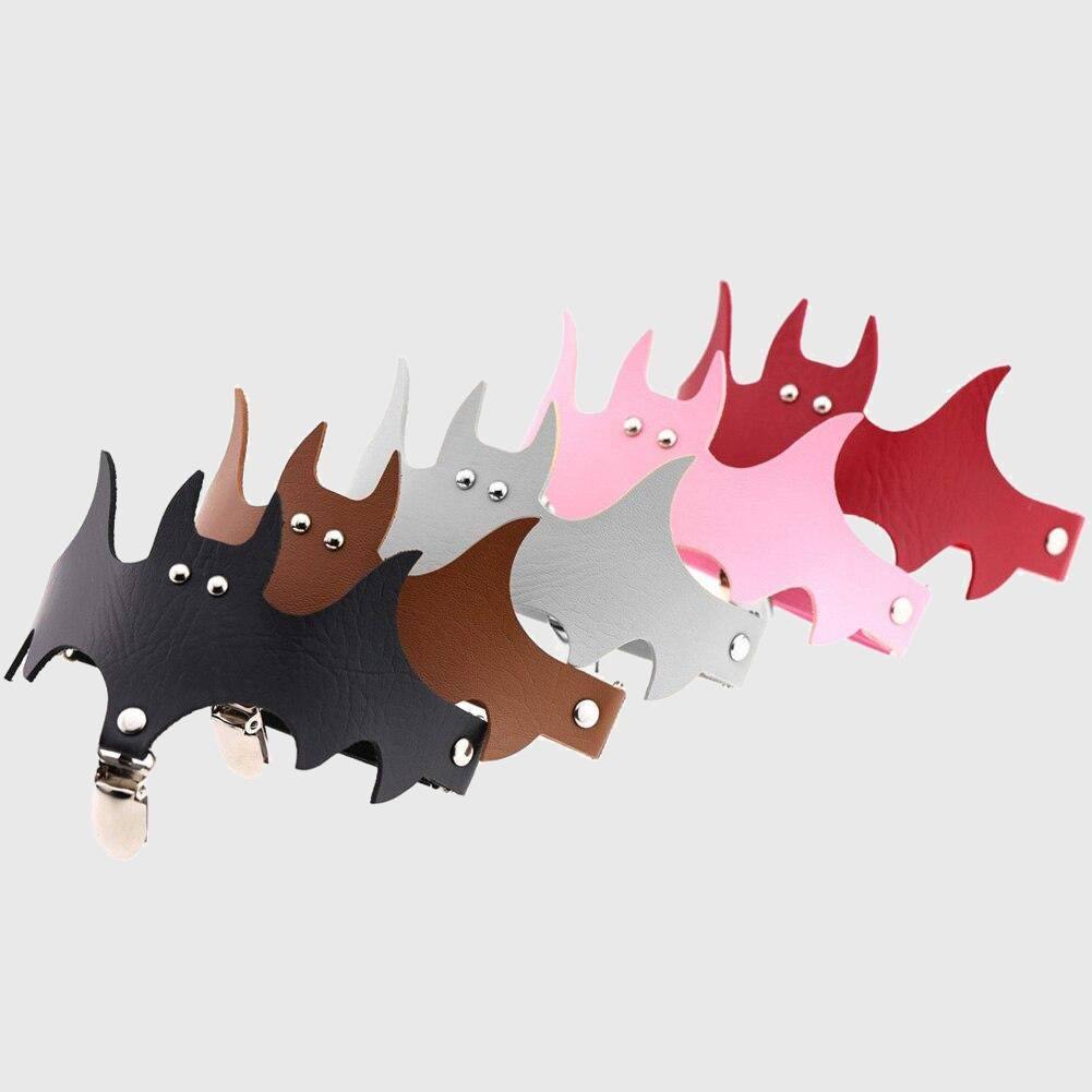 Lady Adjustable Halloween Bat Wing Thigh Leg Stockings Suspender Garter Belt-xinru