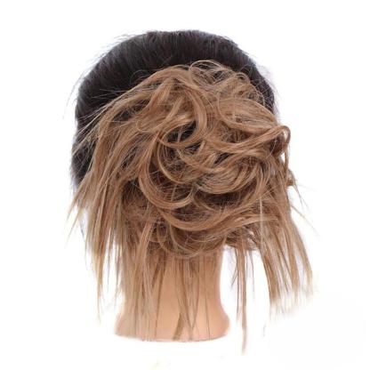 Natural Look Synthetic Messy Hair Bun Scrunchie Extension-xinru