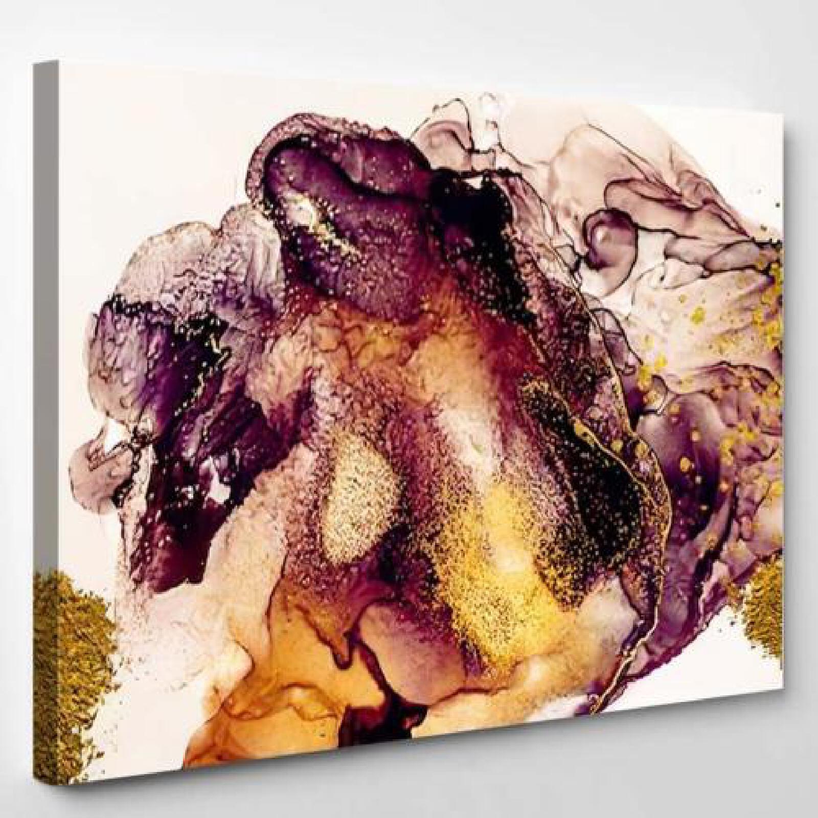 Exotic Art Golden Swirl Artistic Design-xinru shop