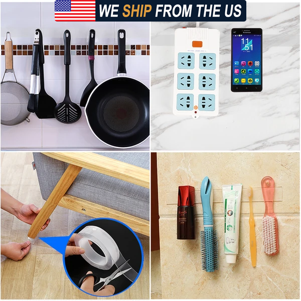 Waterproof Reusable Resistant Double Sided Nano Tape-xinru