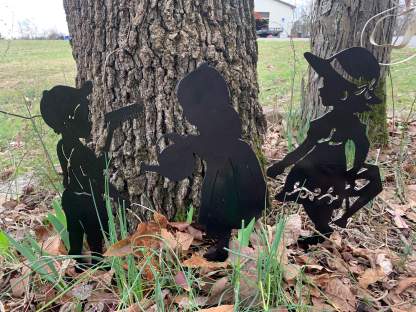 3Pc Yard Art Garden Insert Kid Insert Yard Decoration-xinru