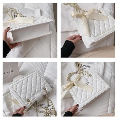 チェーンショルダーメッセンジャーバッグ-xinru shop