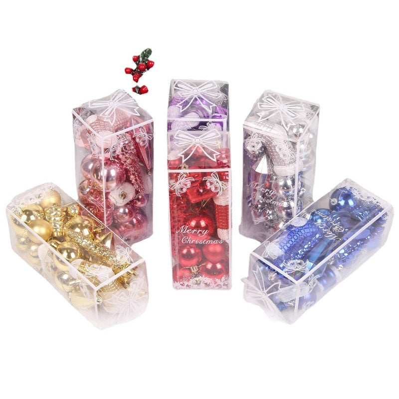 Nostalgic Painted Christmas Tree Ornaments, Set of 27-xinru shop