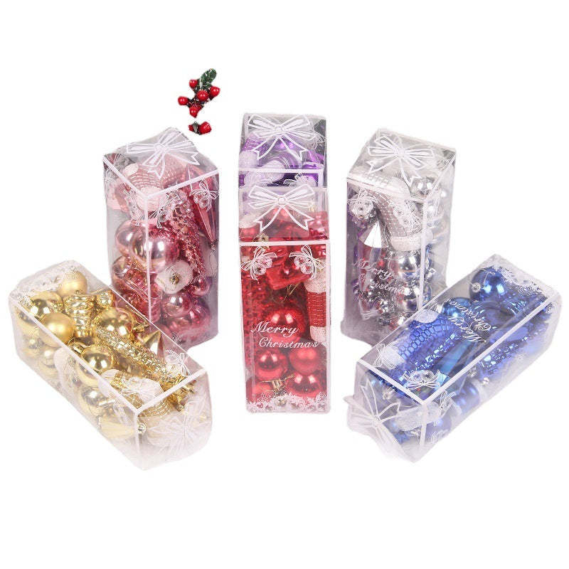 Nostalgic Painted Christmas Tree Ornaments, Set of 27-xinru shop