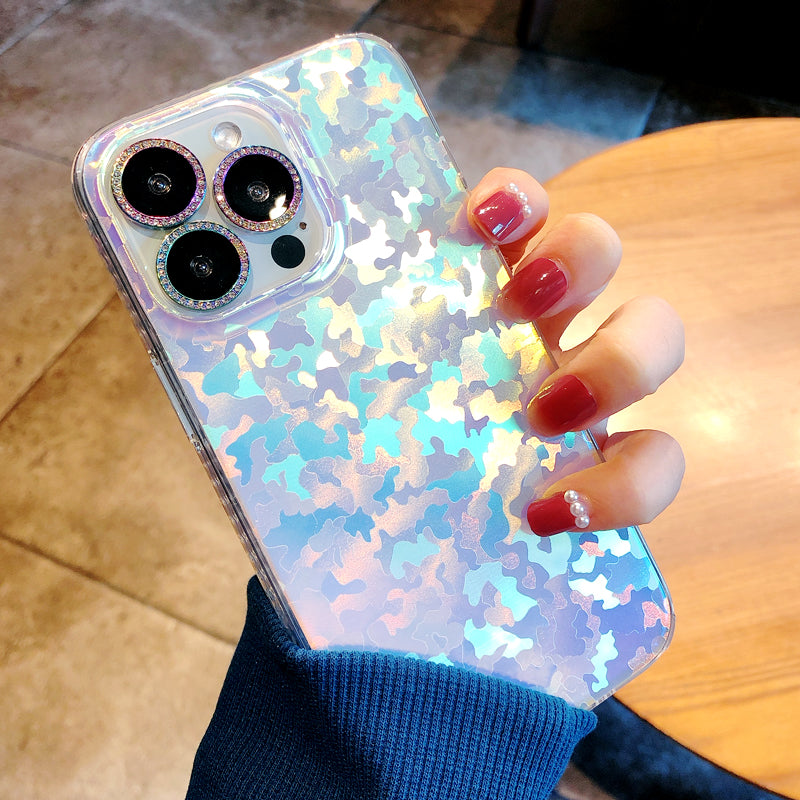 Camouflage Holographic Case-xinru