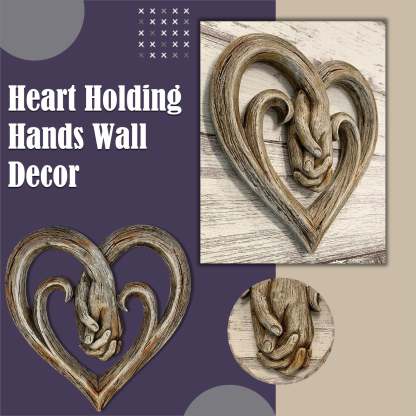 Heart Holding Hands Wall Decor Valentine's Day Gift-xinru shop