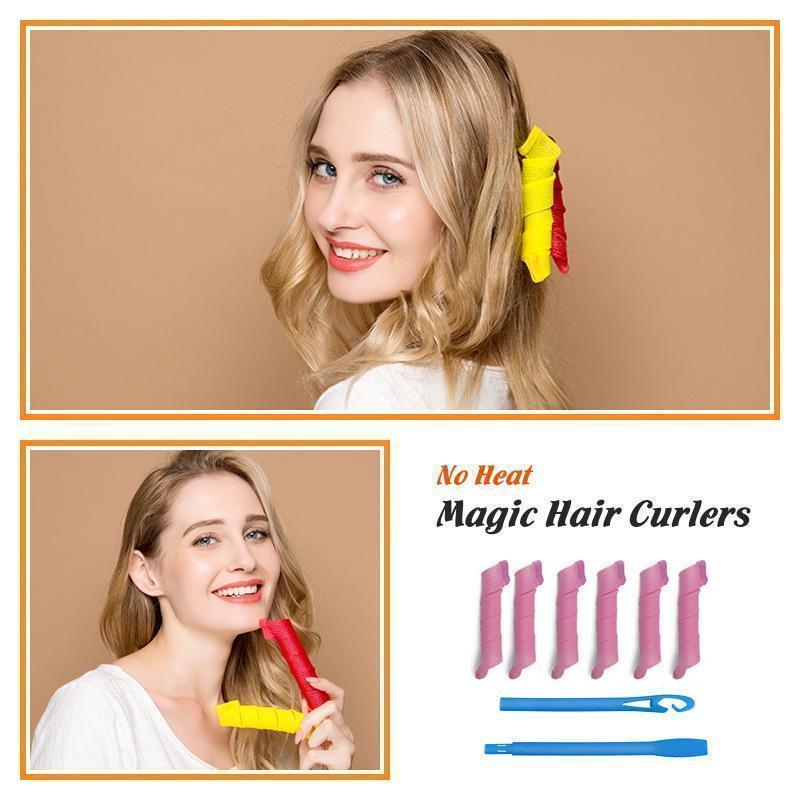 No Heat Magic Hair Curlers閿?2pcs閿?-xinru shop