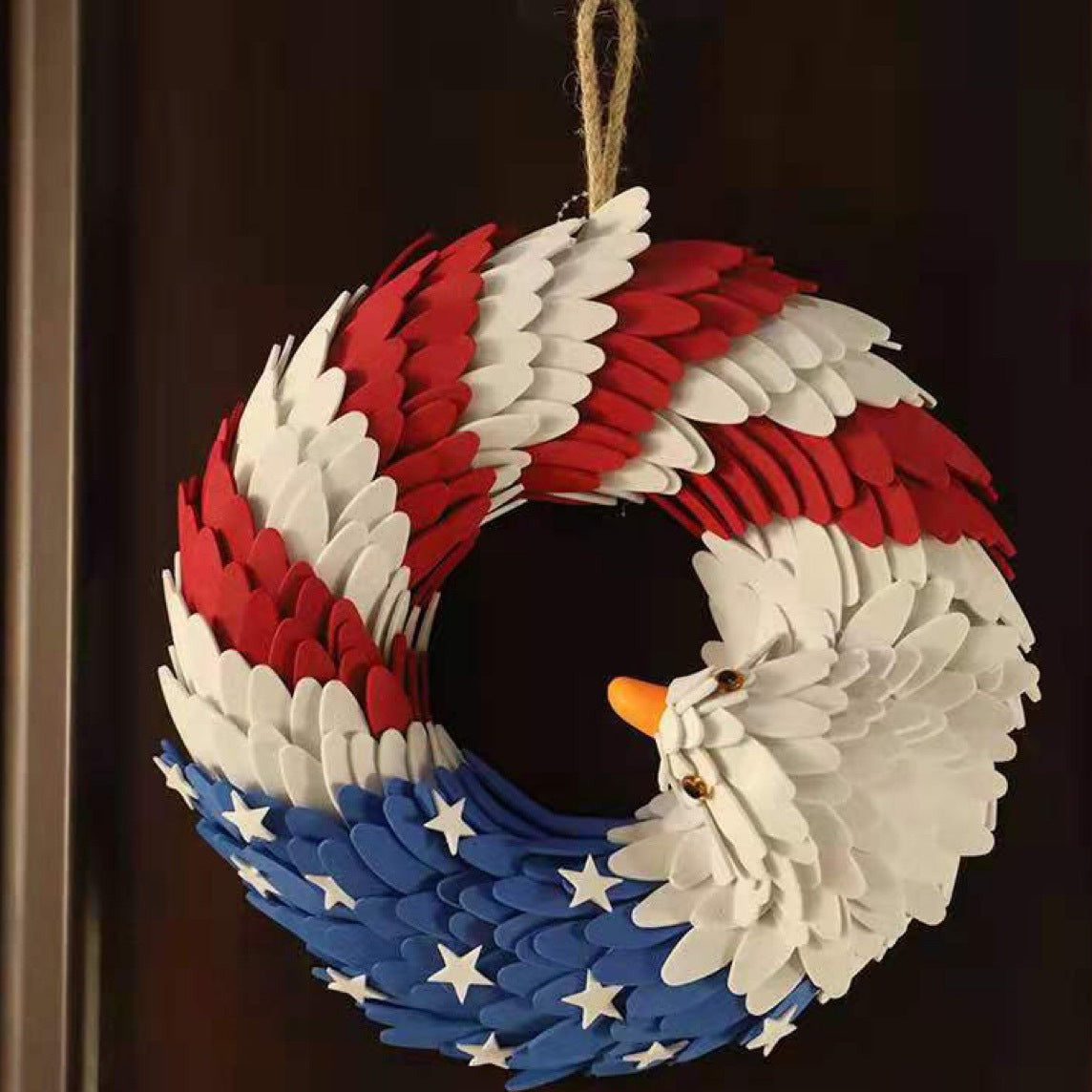 Independence Day Eagle Patriotic Wreath-xinru